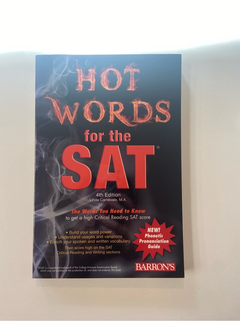 Hot Words for the SAT Study Book for Standardized Tests never read 4th edition